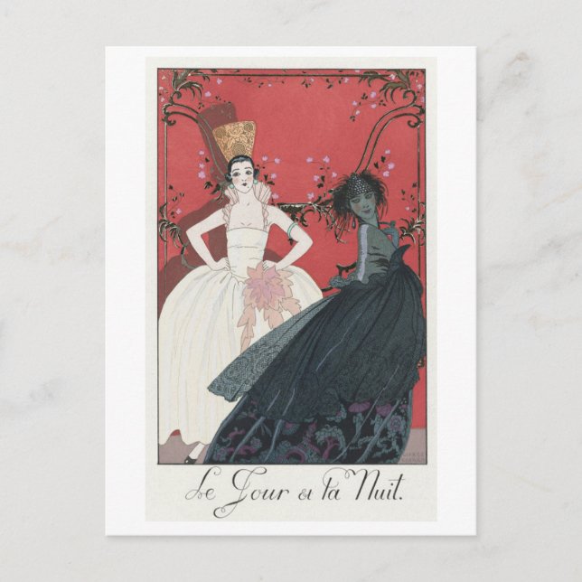 George Barbier Postcard Postkarte (Vorderseite)