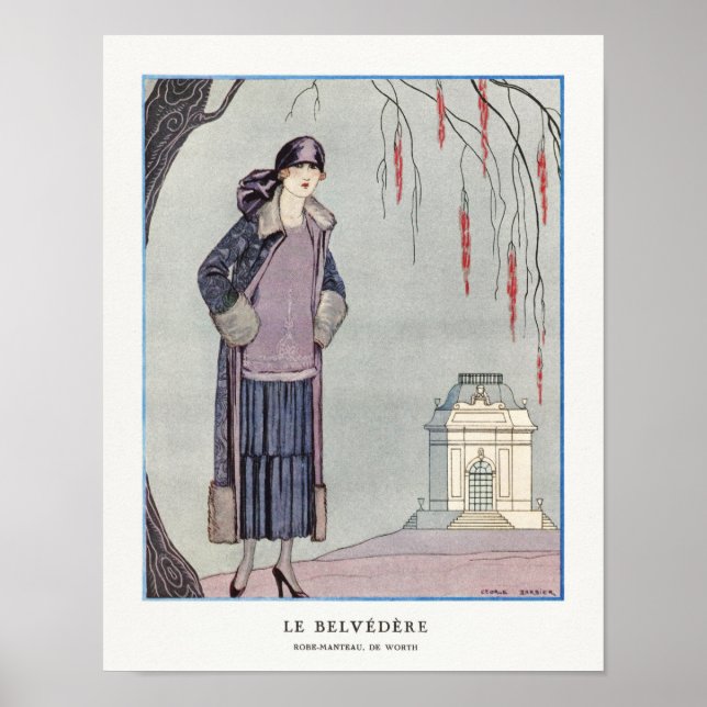 George Barbier Poster (Vorne)