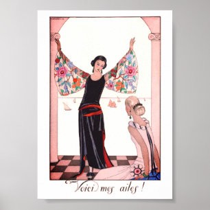 George Barbier Vintage Modendarstellung Poster