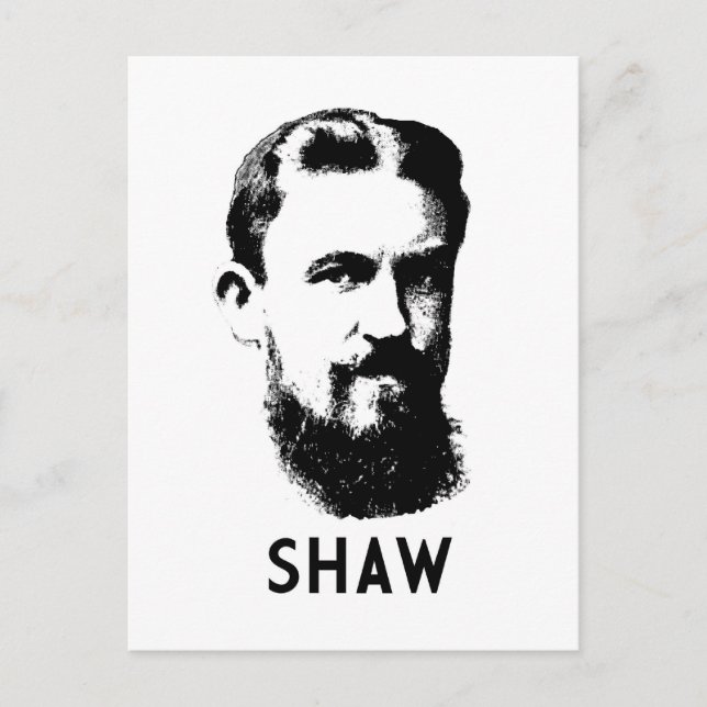 George Bernard Shaw Postkarte (Vorderseite)