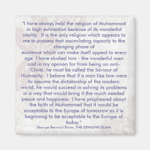 George Bernard Shaw Quotes Kühlschrankmagnet