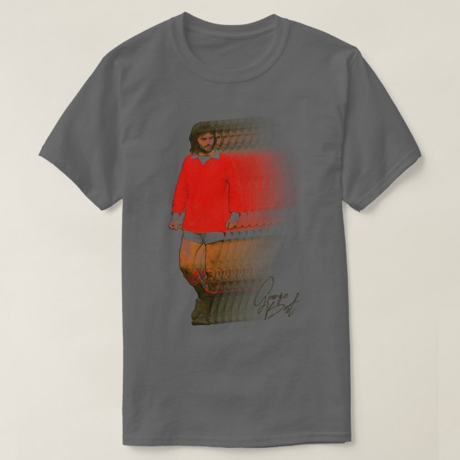 George Best Retro Fade T-Shirt (Design vorne)