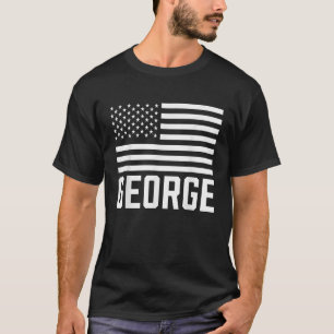 George Birthday Personalisiert Forename Name Usa T-Shirt