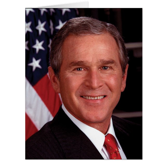 George Bush 43. US-Präsident Foto (Vorderseite)