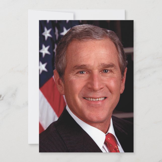 George Bush 43. US-Präsident Foto (Vorderseite)