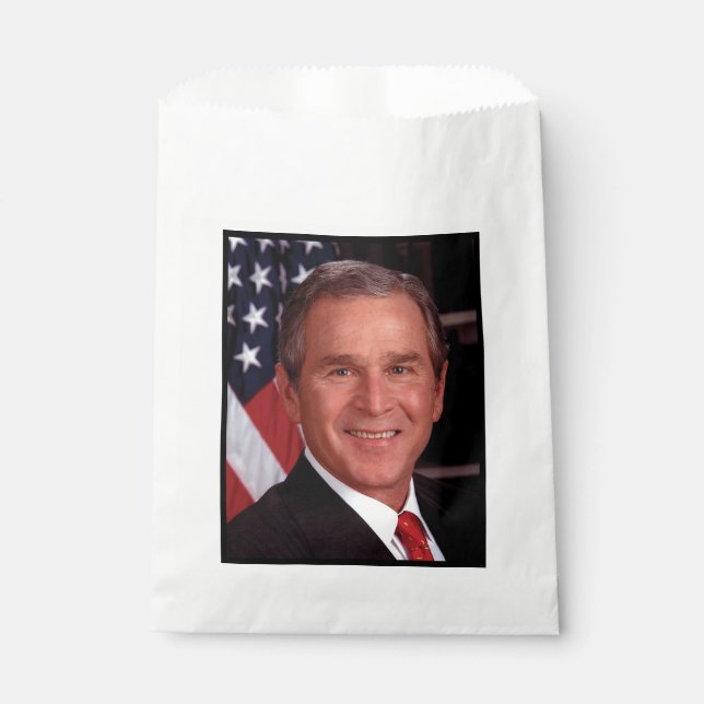 George Bush 43. US-Präsident Foto Geschenktütchen (Vorderseite)