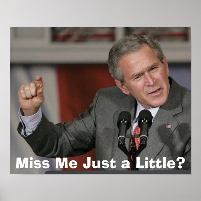George Bush/Miss Me nur ein bisschen? Poster (Vorne)