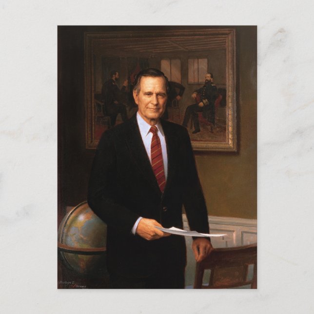 George Bush Postkarte (Vorderseite)
