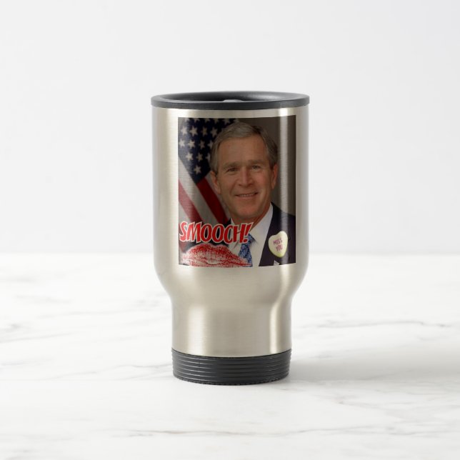 George Bush Valentinstag Reisebecher (Mittel)