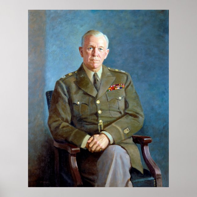 George C. Marshall von Thomas Edgar Stephens (1949 Poster (Vorne)