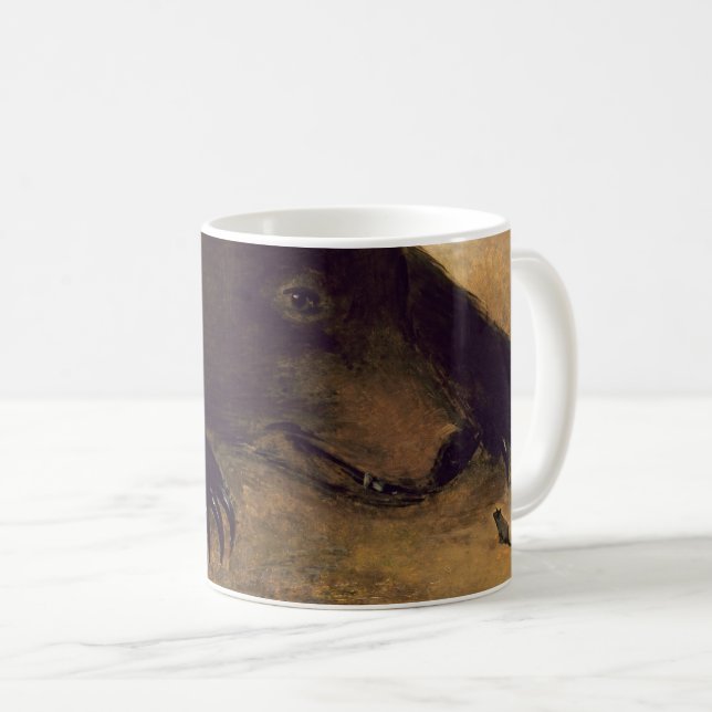 George Catlin - Grizzly Bear and Mouse Kaffeetasse (VorderseiteRechts)