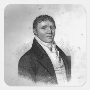 George Cooper, graviert von Percy Roberts Quadratischer Aufkleber