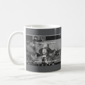 George Fox Zooming Coffee Tasse