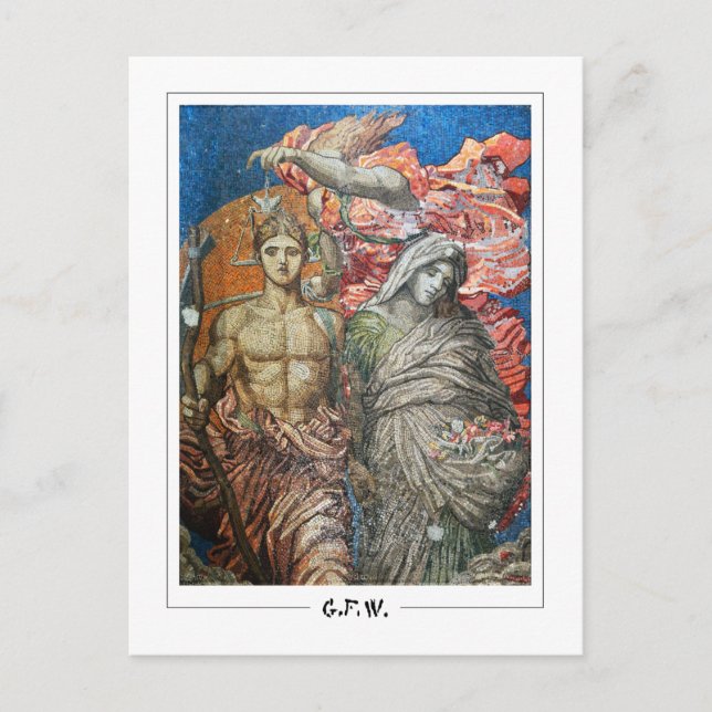 George Frederic Watts #24 - Fine Art Postcard Postkarte (Vorderseite)