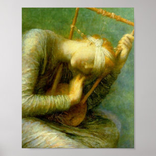 George Frederic Watts Hope (hohe Auflösung) Poster