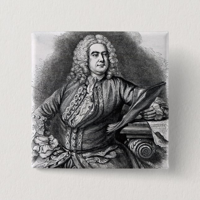 George Frederick Handel, 1749 Button (Vorderseite)
