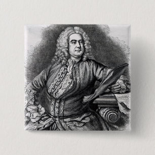 George Frederick Handel, 1749 Button