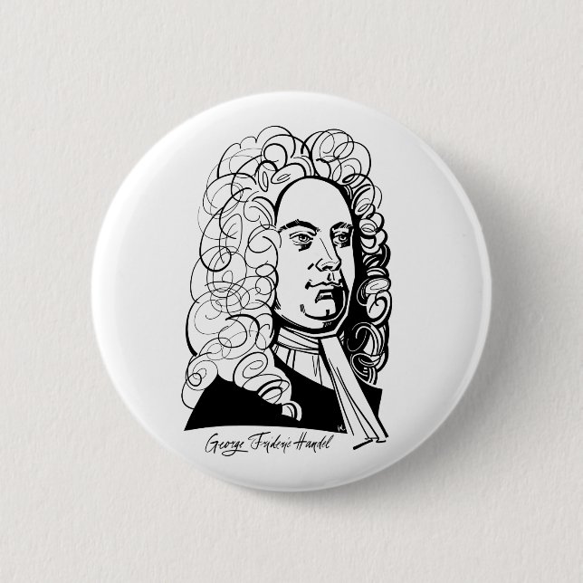 George Frideric Handel Button (Vorderseite)