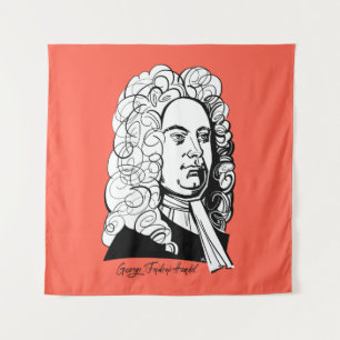 George Frideric Handel Wandteppich