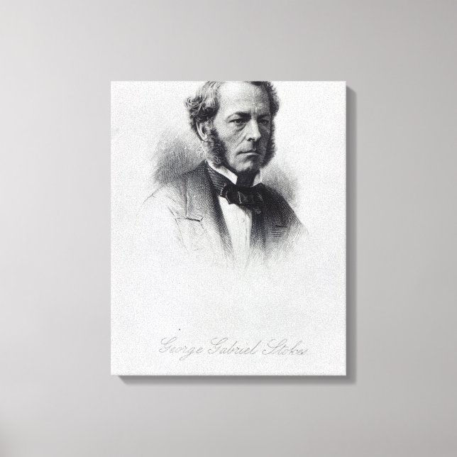 George Gabriel Stokes Leinwanddruck (Vorderseite)