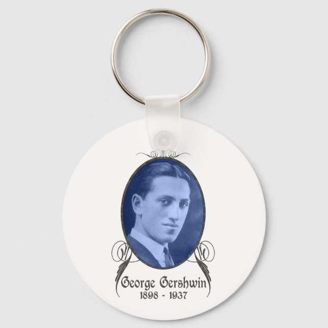 George Gershwin Schlüsselanhänger (Vorderseite)