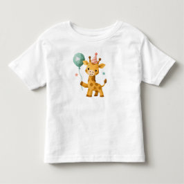 George Giraffe Individuelle Tierparty-Illustration Kleinkind T-shirt