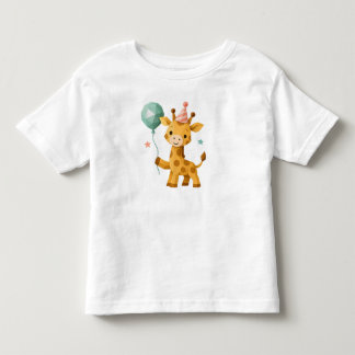 George Giraffe Individuelle Tierparty-Illustration Kleinkind T-shirt