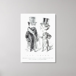 George Grossmith Jnr. und Richard D'Oyly Carte Leinwanddruck