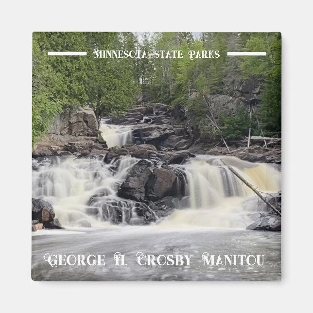 George H. Crosby Manitou State Park Magnet (Devant)