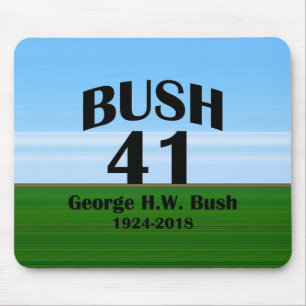 George H.W. Bush 1924-2018 Mousepad