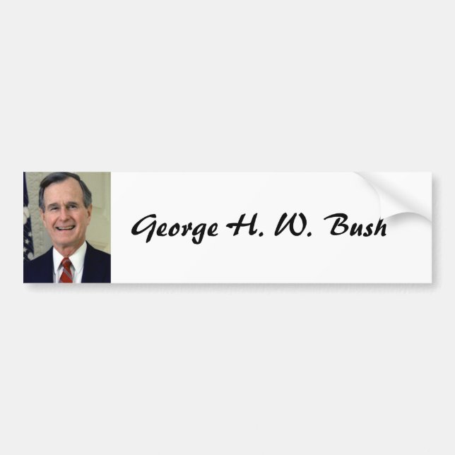 George H. W. Bush 41 Autoaufkleber (Vorne)