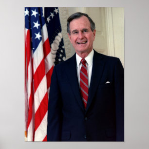 George H. W. Bush Poster