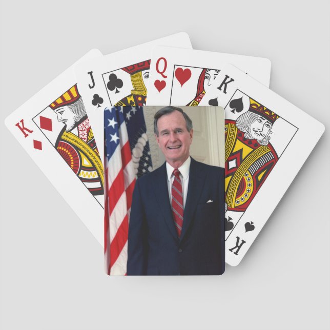 George H. W. Bush Spielkarten (Rückseite)