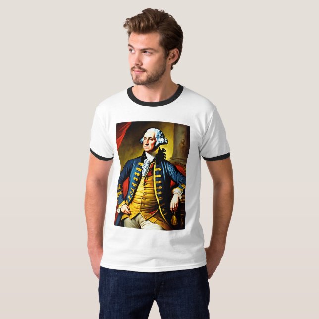George hat sich in Bürokleidung T-Shirt (Vorne ganz)
