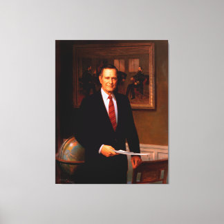 GEORGE HERBERT WALKER BUSH von Herbert Abrams Leinwanddruck