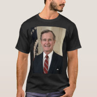 George HW Bush Präsident Portrait Classic T-Shir
