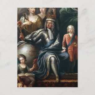 George I und sein Enkel Prinz Frederick Postkarte