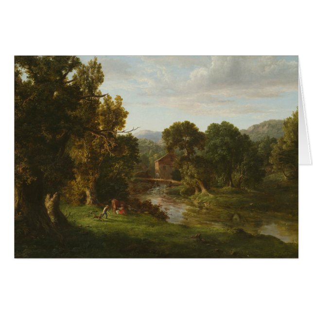 George Inness - Die alte Mühle (Vorderseite (Horizontal))