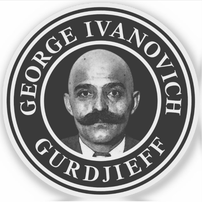 George Ivanovich Gurdjieff Aufkleber (Vorderseite)