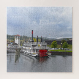 George Lake, New York, Steamship Jigsaw Puzzle