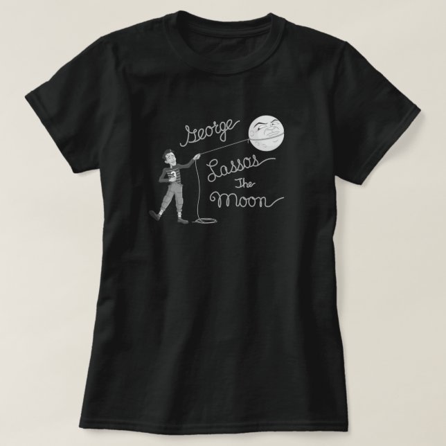 George Lassos der Mond T-Shirt (Design vorne)