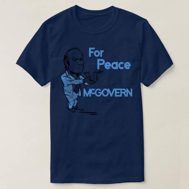George McGovern für den Frieden T-Shirt (Design vorne)
