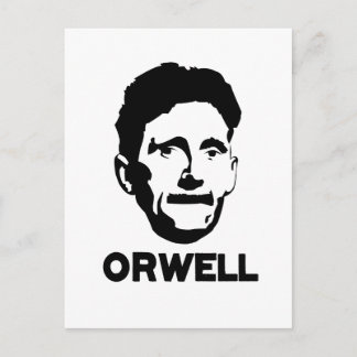 George Orwell Postkarte