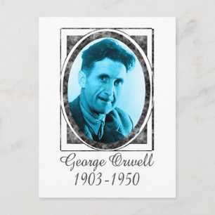 George Orwell Postkarte