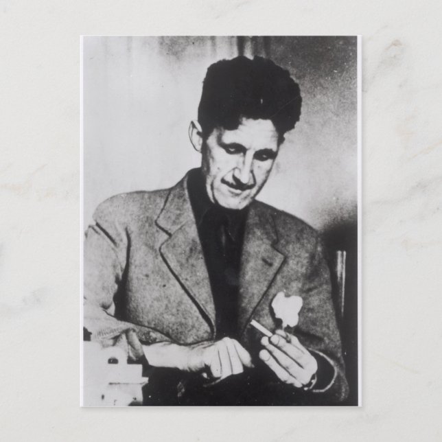 George Orwell Postkarte (Vorderseite)