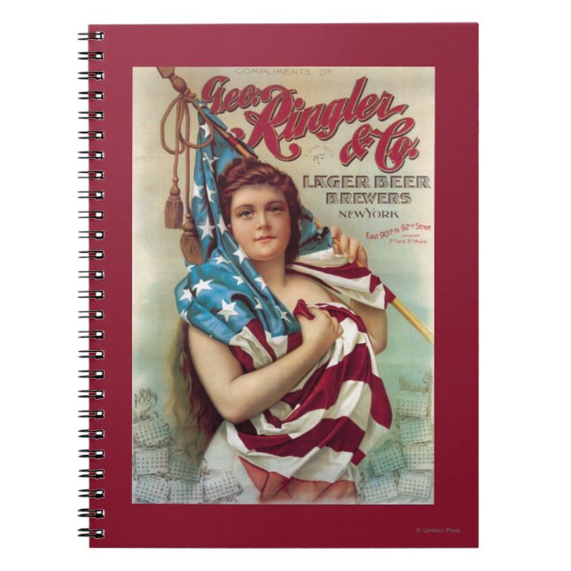 George Ringler & CO. Bierposter Notizblock (Vorderseite)