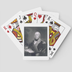 George Rogers Clark (1752-1818), graviert durch Th Spielkarten