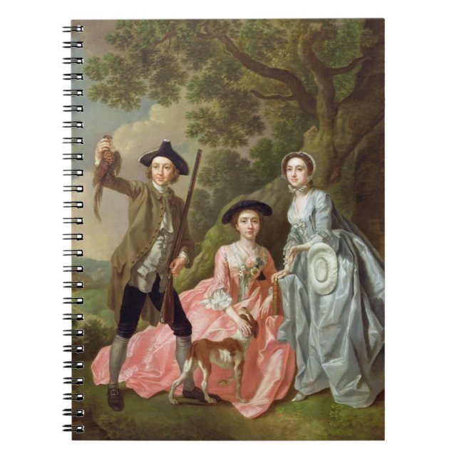 George Rogers mit seiner Ehefrau, Margaret und Notizblock (Vorderseite)