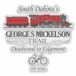 George S Mickelson Trail (RT2) Aufkleber
