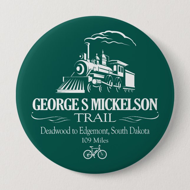 George S Mickelson Trail (RT) Button (Vorderseite)